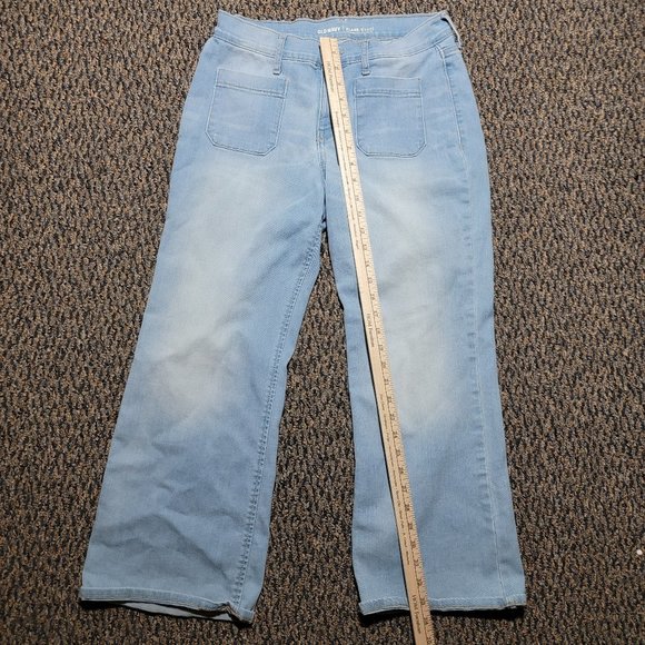 Old Navy Light Wash Flare Jeans 70s Style Size 10 - Picture 10 of 14
